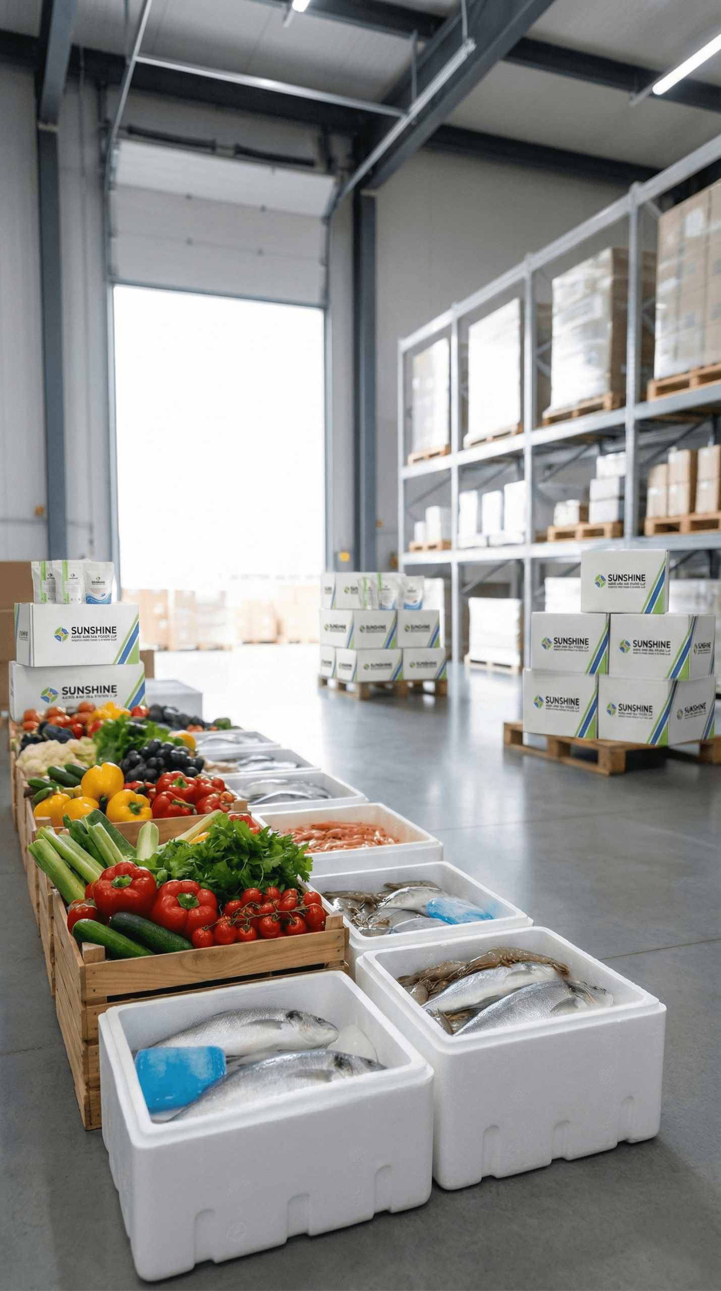 Agro export company in India supplying fresh vegetables and seafood