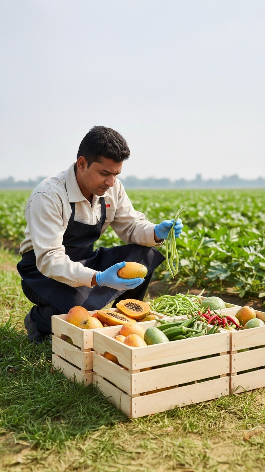 Agro export company in India supplying fresh vegetables and seafood